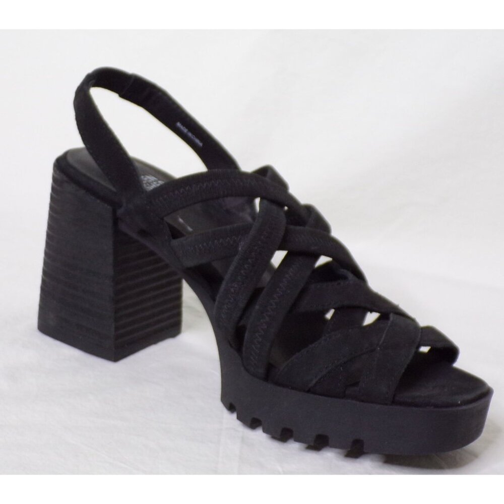 🆕 EILEEN FISHER Tally Strappy Platform Sandal Shoe Black 7 - Picture 11 of 14